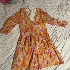 floral flowy dress